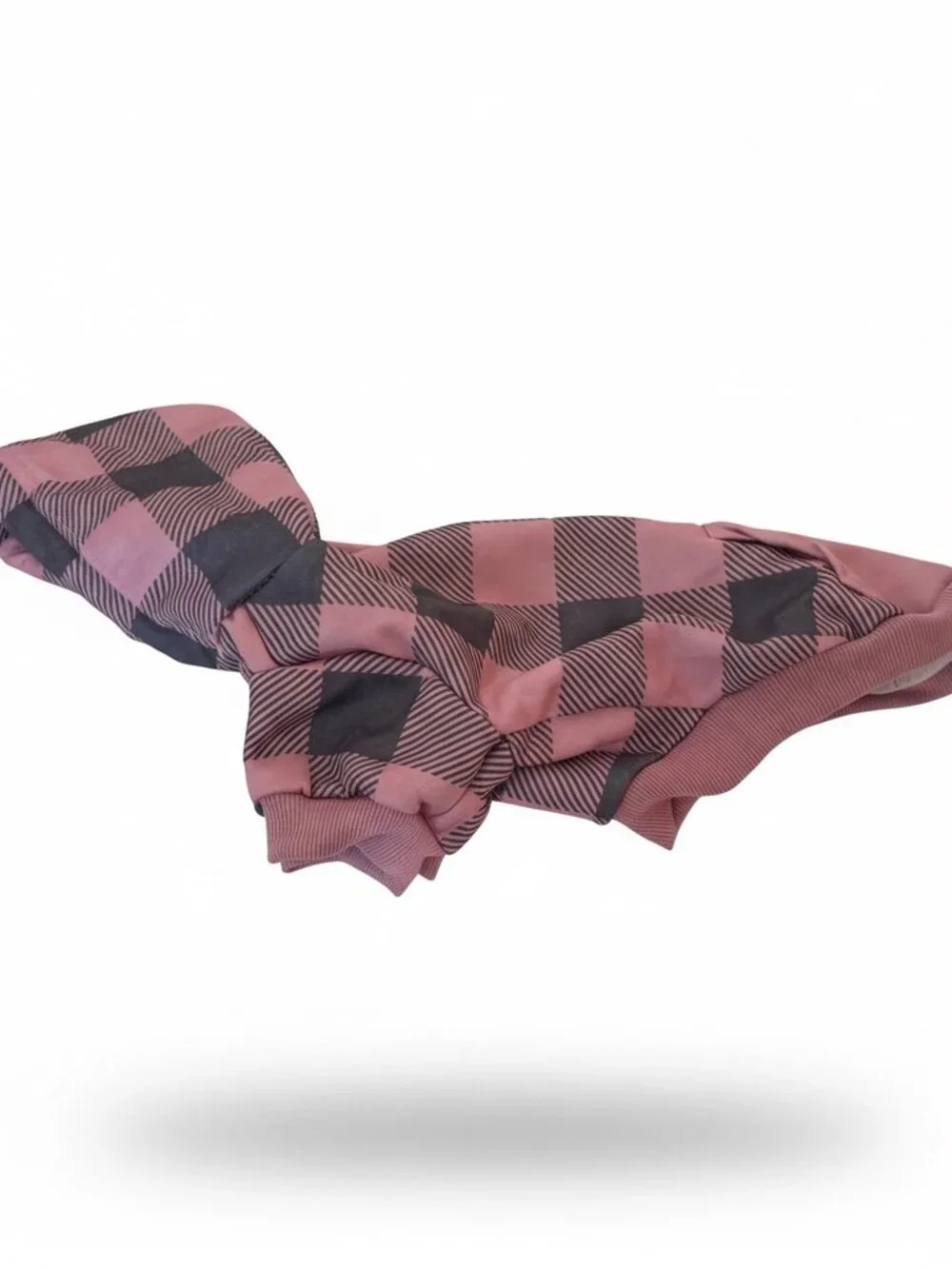 KOOLTAIL Plaid Dog Hoodie Pet Clothes Sweater with Hood and Pocket for Small Dog